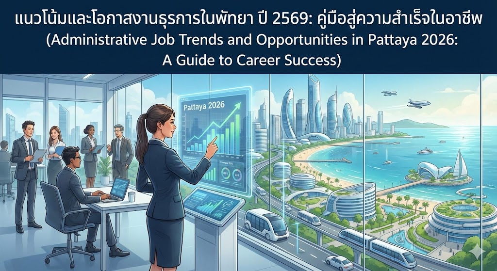 แนวโน้มและโอกาสงานธุรการในพัทยา ปี 2569: คู่มือสู่ความสำเร็จในอาชีพ