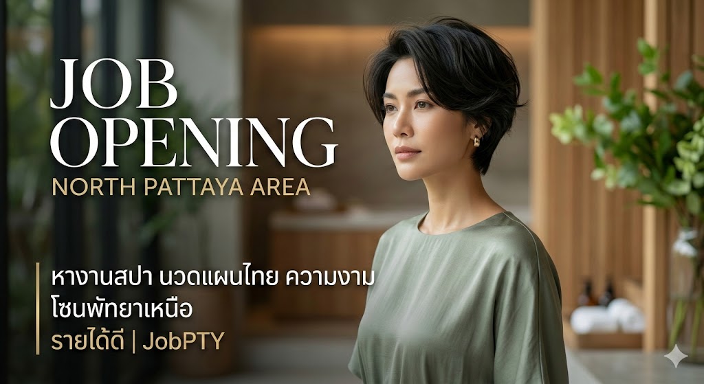 หางานสปา นวดแผนไทย ความงาม โซนพัทยาเหนือ รายได้ดี | JobPTY
