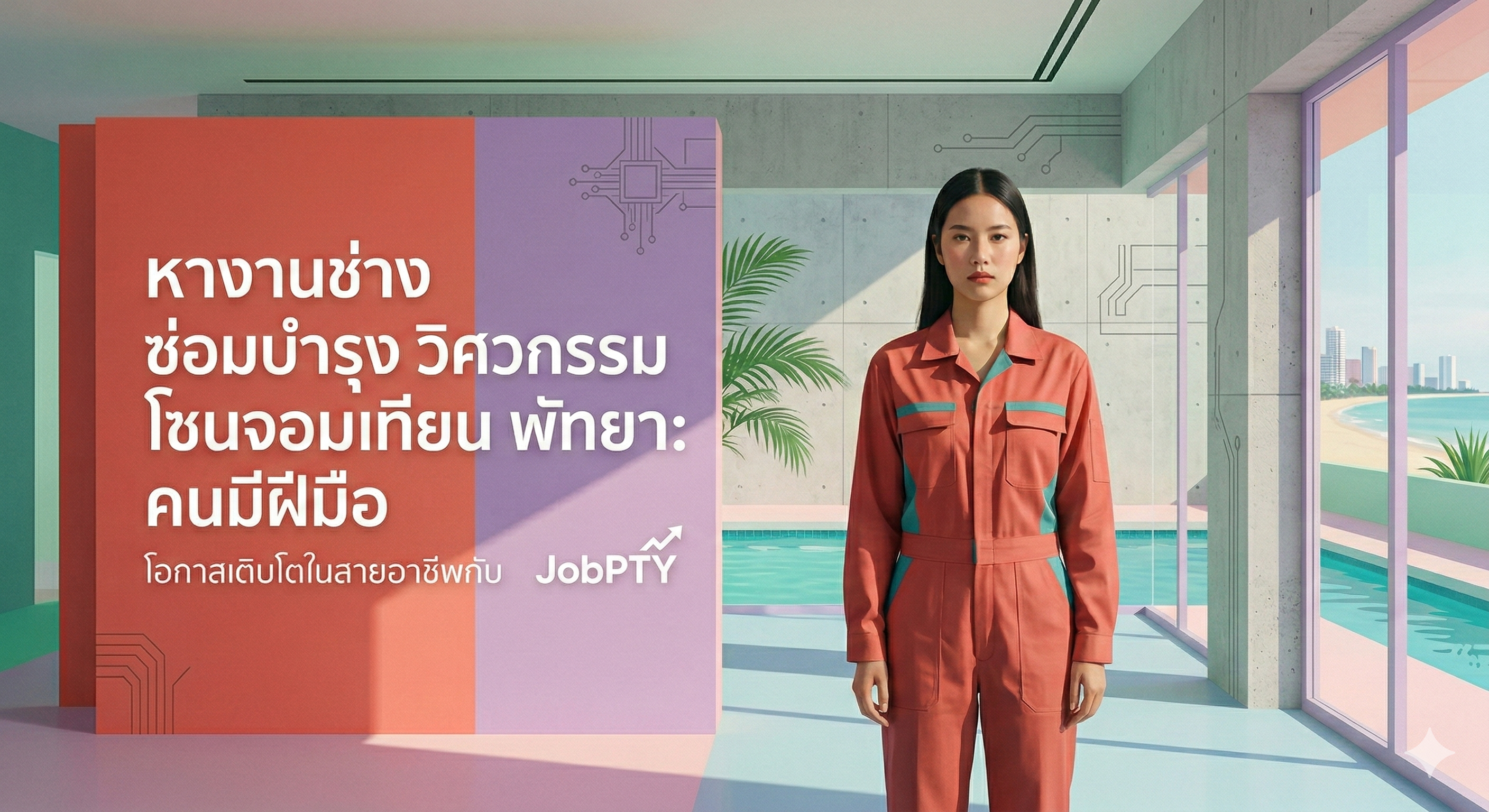 หางานช่าง ซ่อมบำรุง วิศวกรรม โซนจอมเทียน พัทยา: โอกาสทองสำหรับคนมีฝีมือ